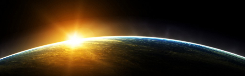 sun earth wallpaper